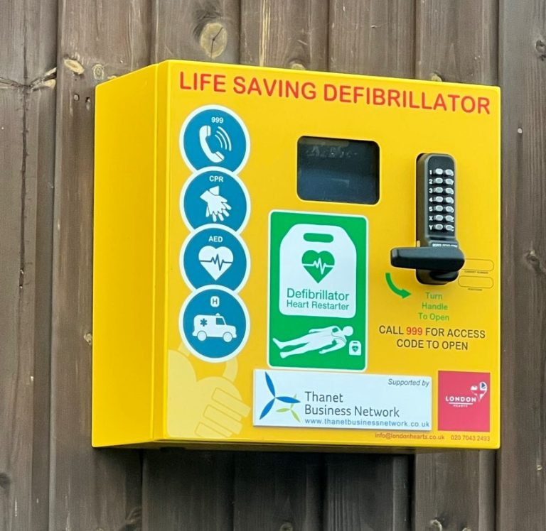 A lifesaving defibrillator